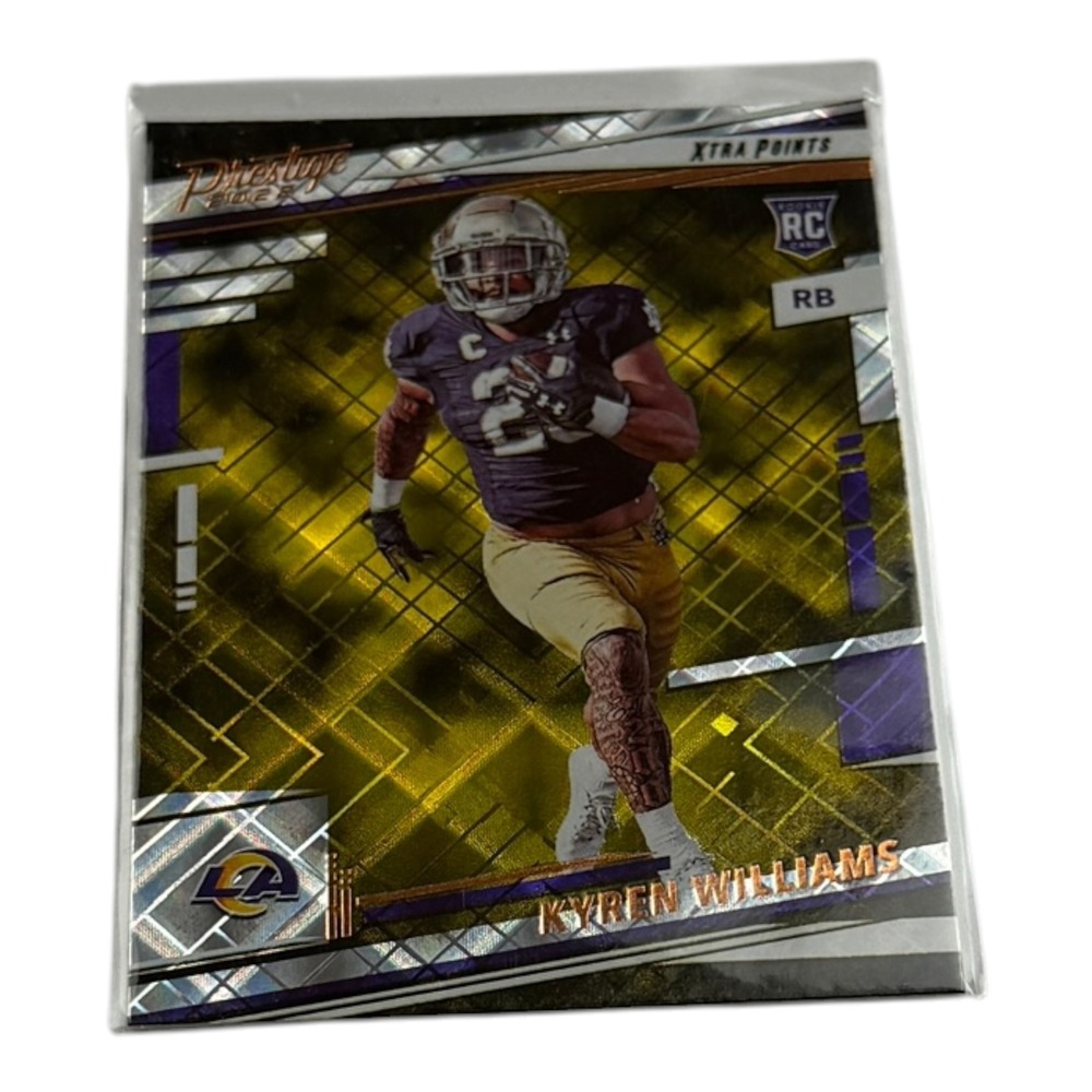 2022 Panini Prestige Kyren Williams Rookie Card 319 Xtra Points Gold Rams RB